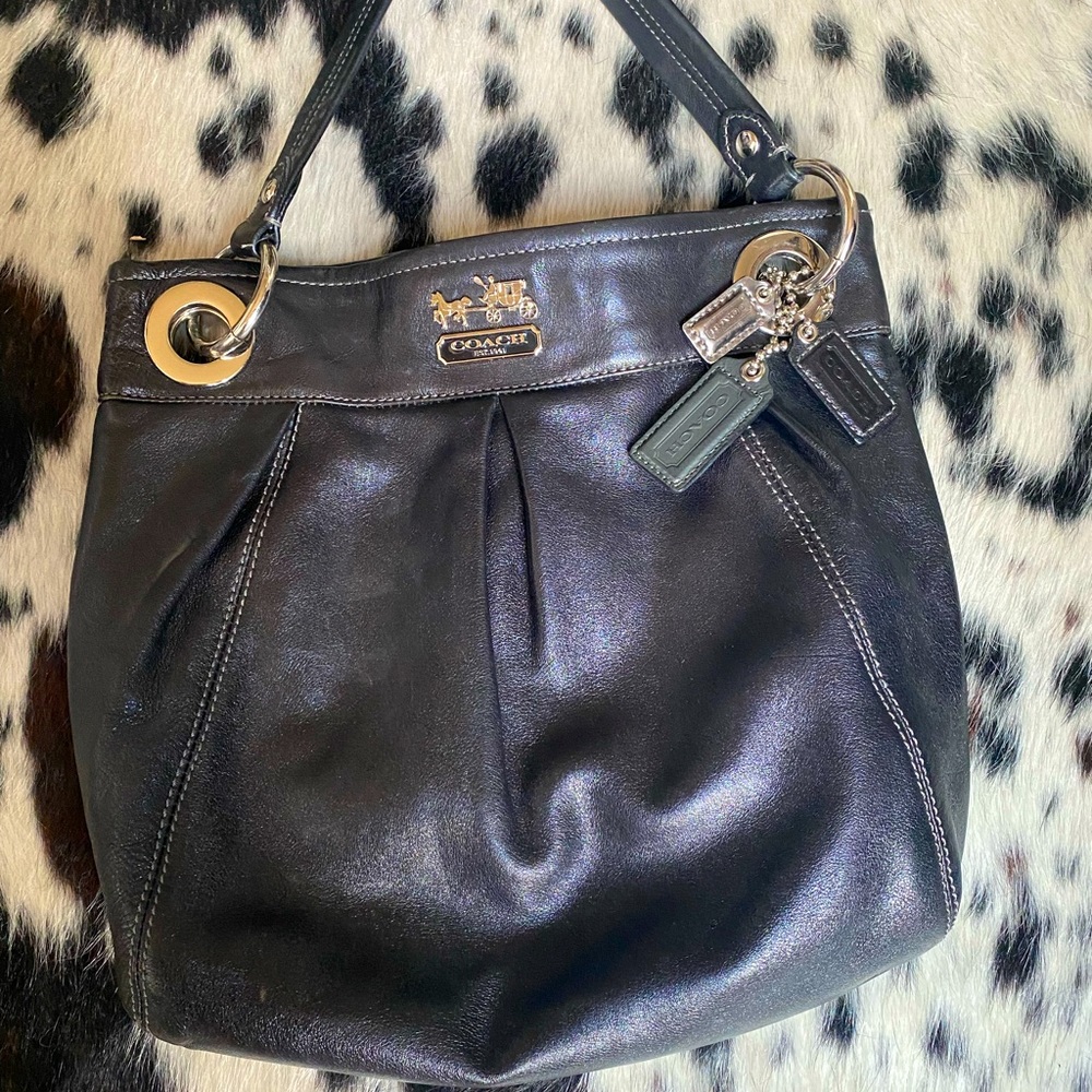 Coach Black Leather Bag